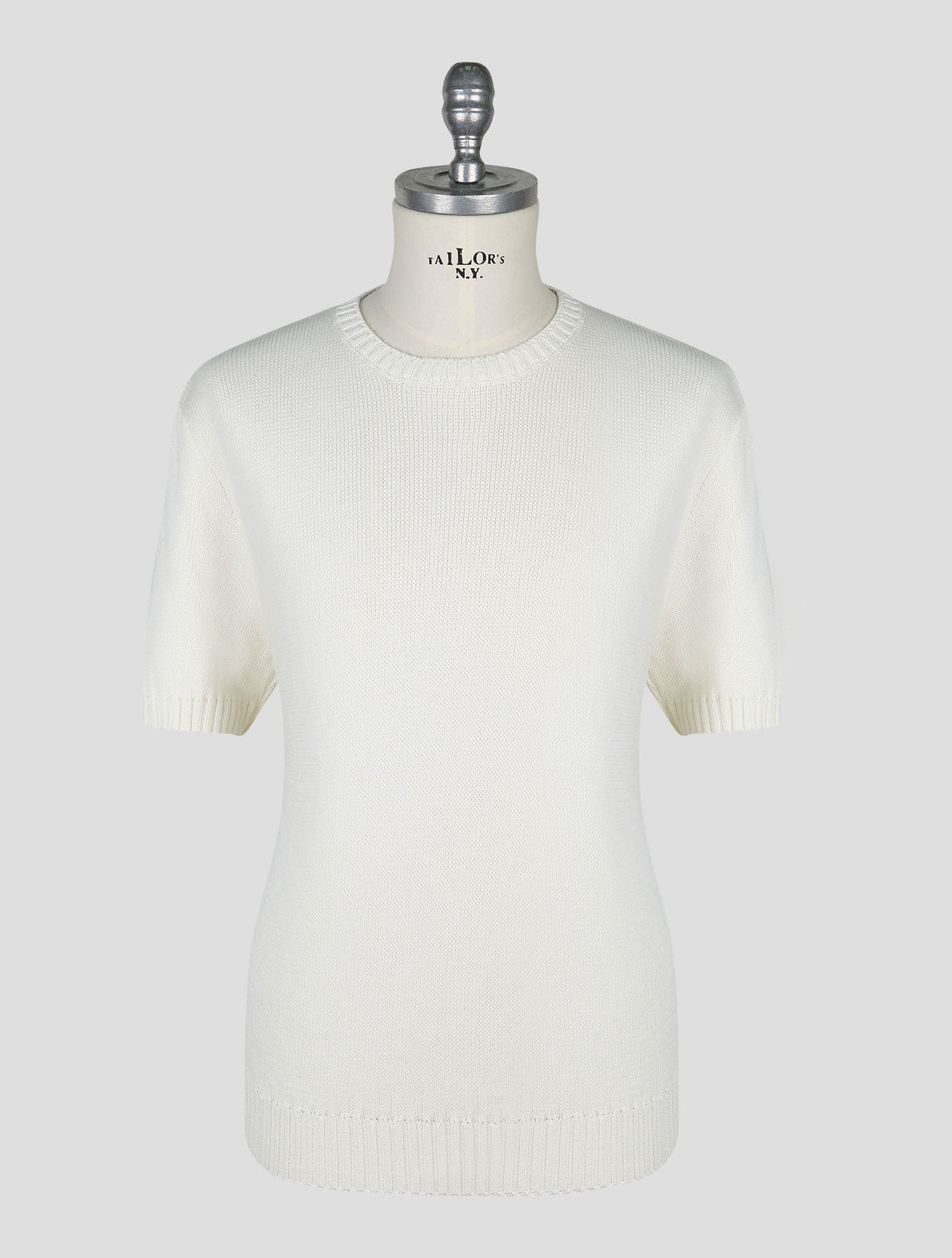 Kiton Knt White Cotton Polo