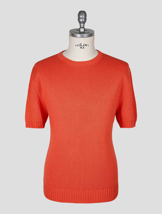 Kiton Knt Coral Cotton Sweater Crewneck