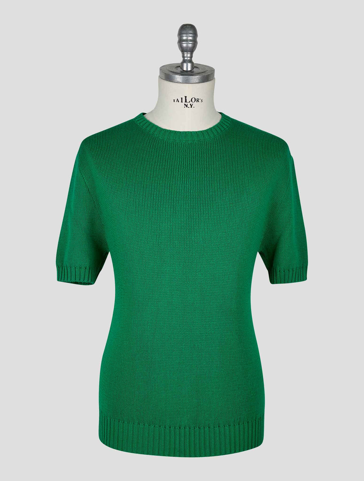 Kiton Knt Green Cotton T-Shirt