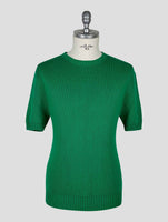 Kiton Knt Green Cotton T-Shirt