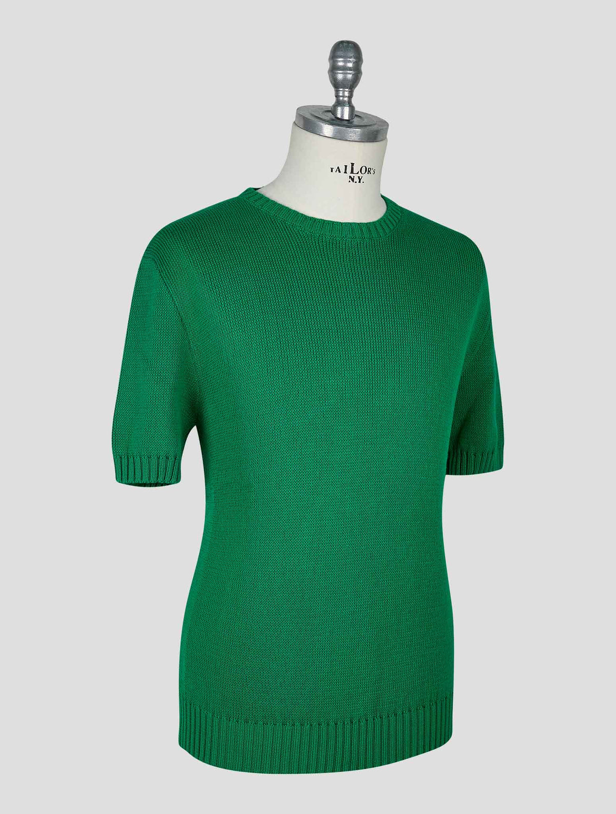 Kiton Knt Green Cotton T-Shirt