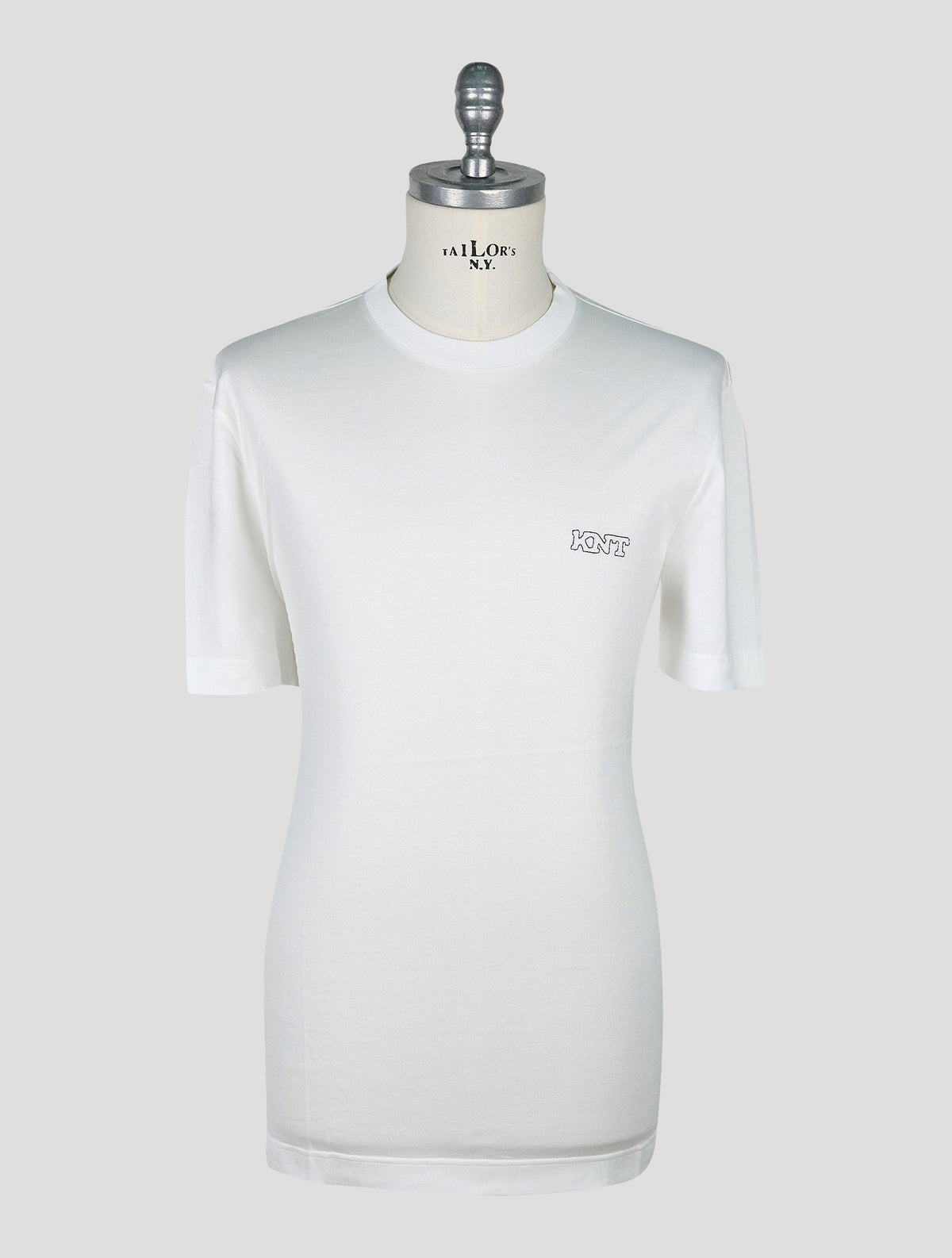 Kiton Knt White Cotton T-Shirt