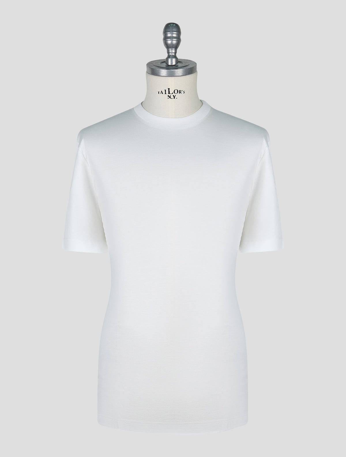 Kiton Knt White Cotton T-Shirt