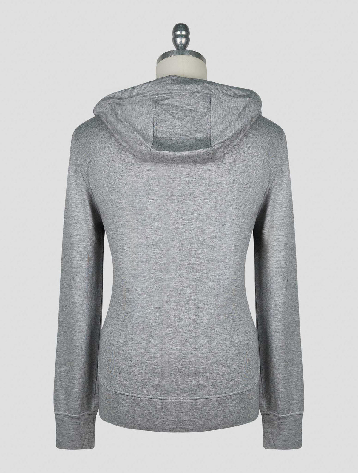Kiton Knt Gray Viscose Ea Sweater Full Zip