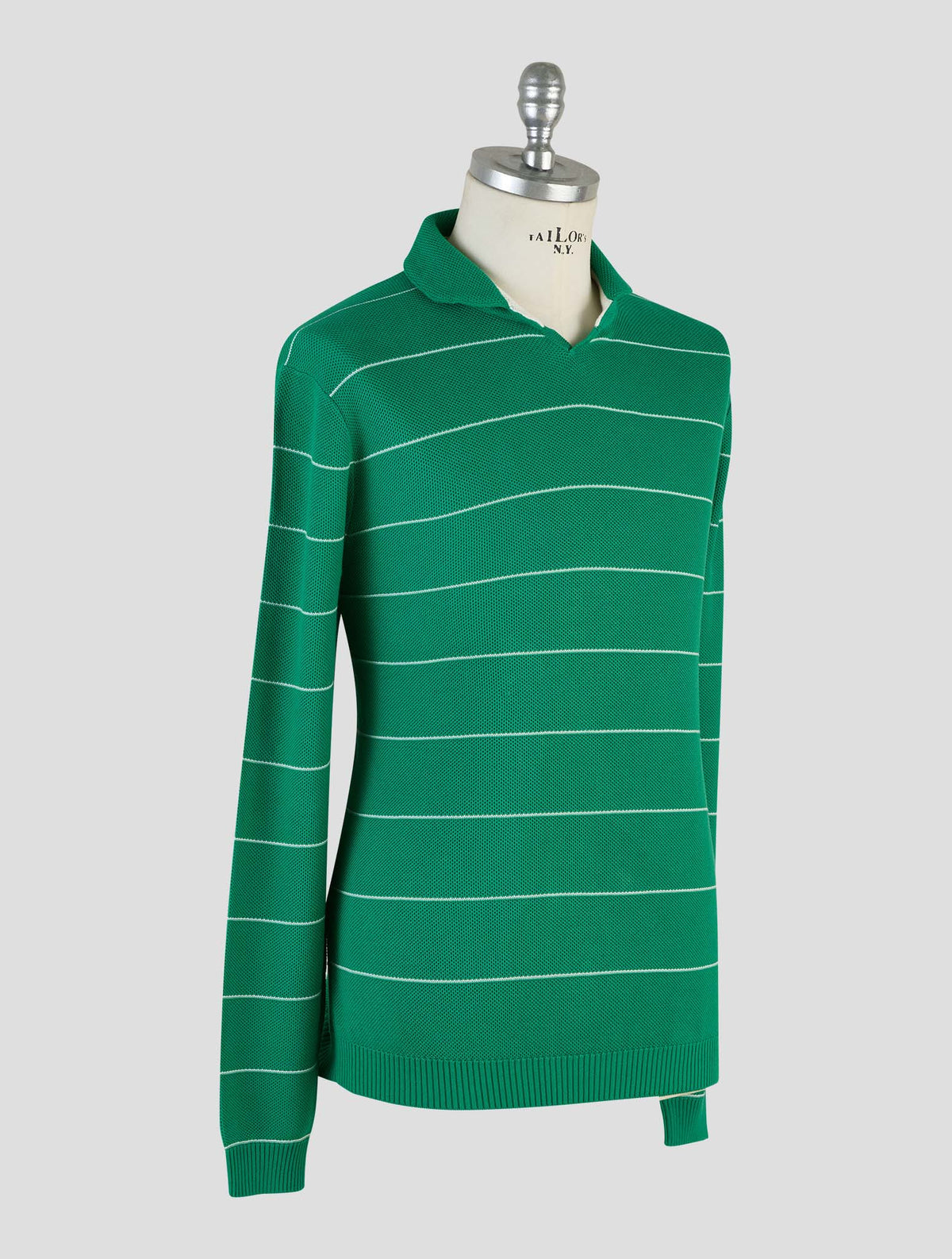 Kiton knt Green Cotton Polo
