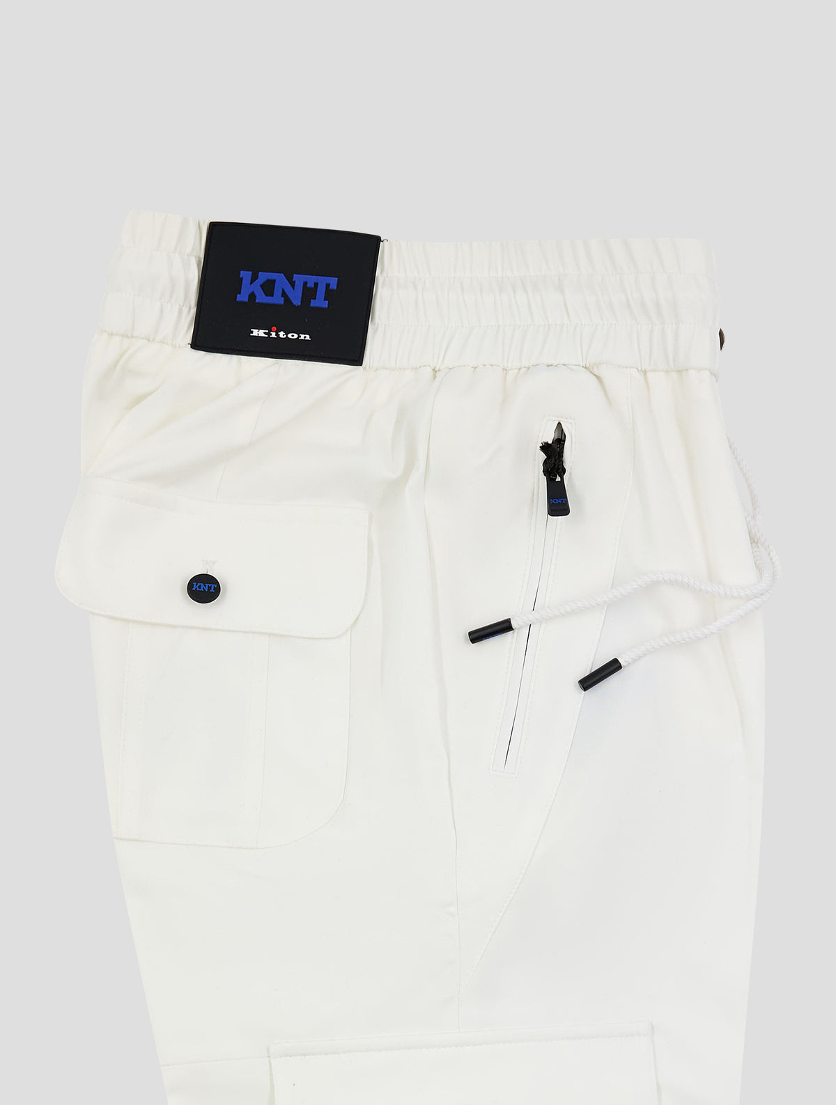 Kiton Knt White Pa Ea Jogging Cargo Pants