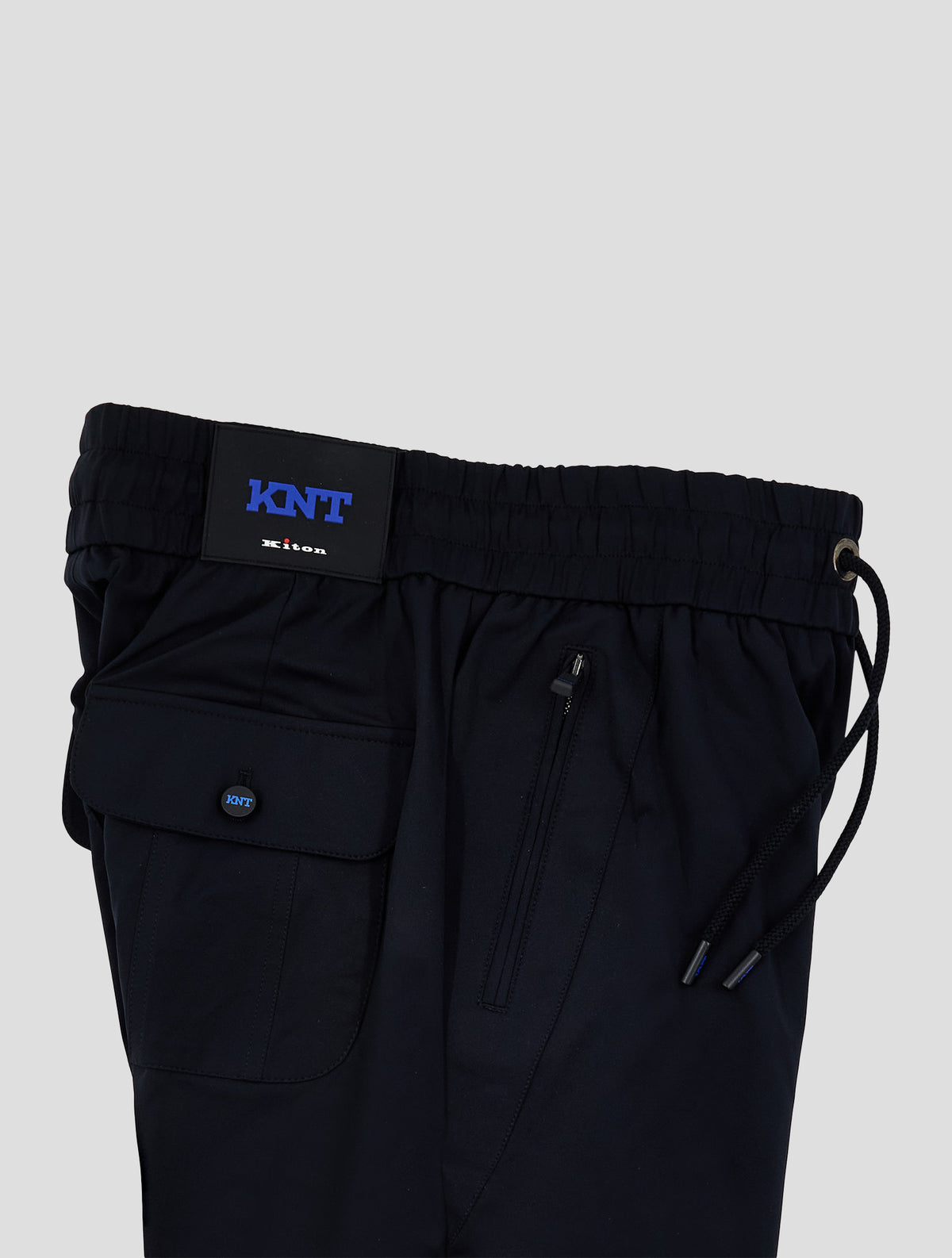 Kiton Knt Black Pa Ea Jogging Pants