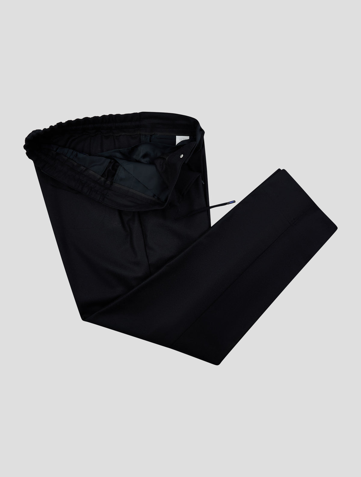 Kiton Knt Black Virgin Wool Ea Pants