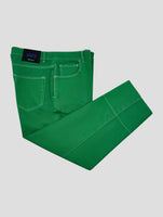 Kiton Knt Green Cotton Ea Jeans