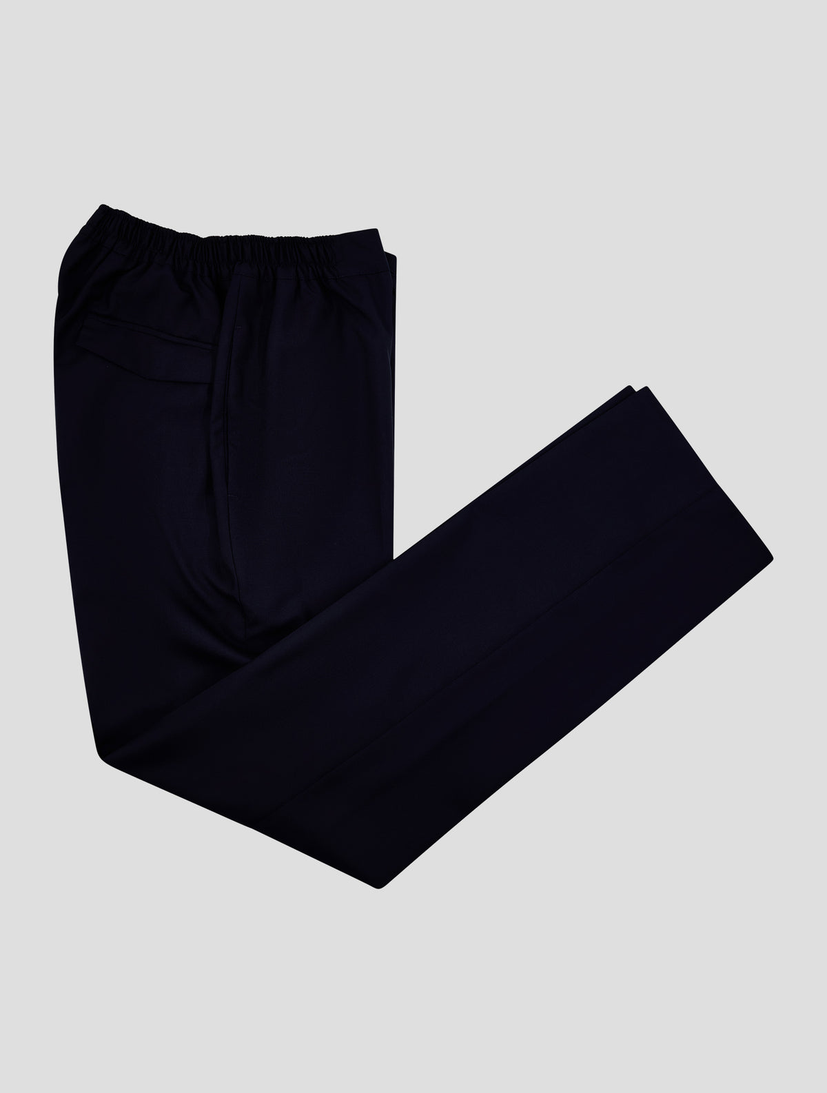 Kiton Knt Dark Blue Wool Pants