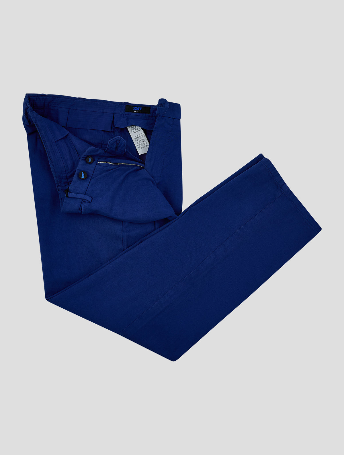 Kiton Knt Blue Wool Pants