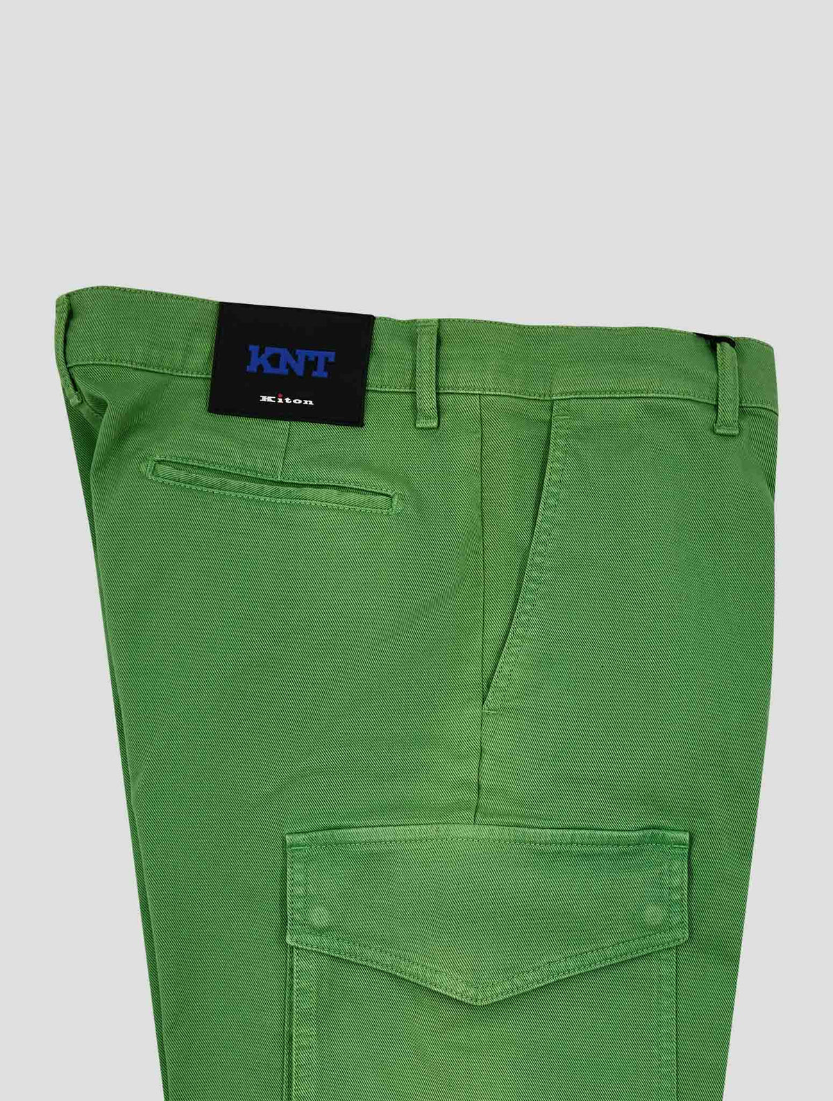 Kiton Knt Green Cotton Ea Cargo Pants