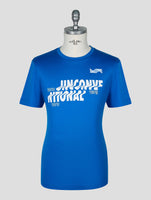 Kiton Knt Electric Blue Cotton T-Shirt