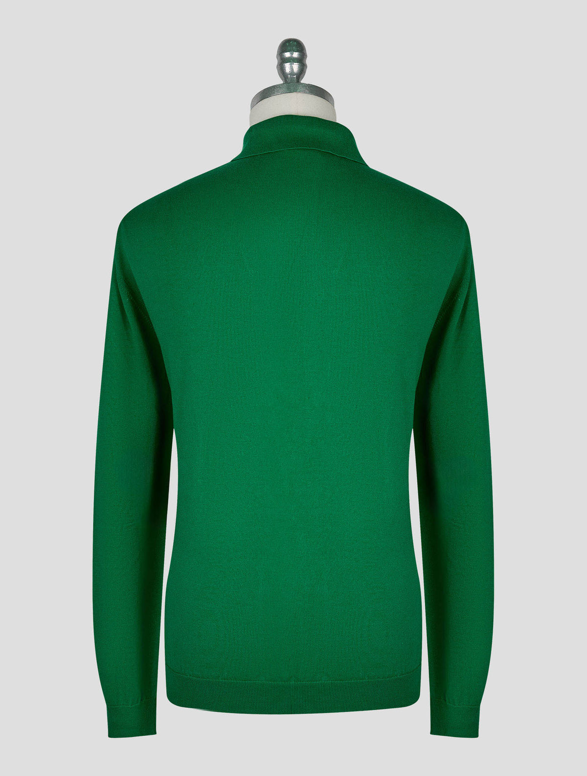 Kiton Knt Green Cotton Cardigan