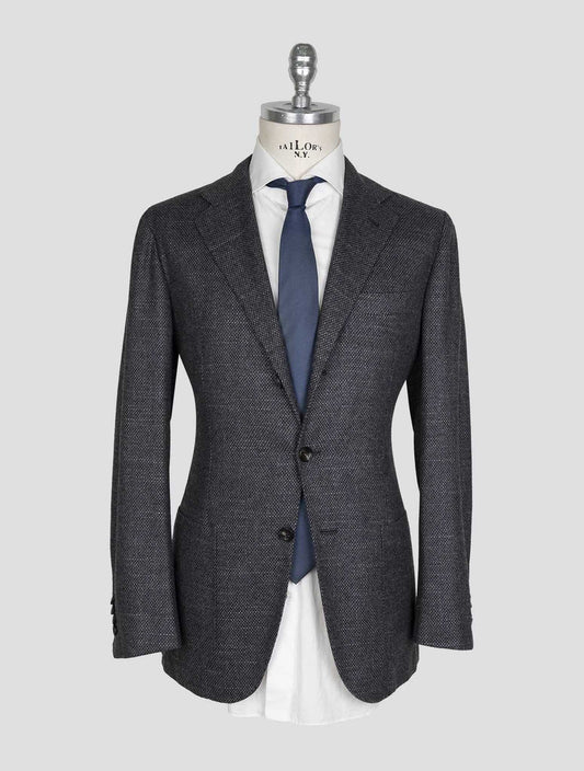 Kiton Dark Gray Cashmere Silk Blazer